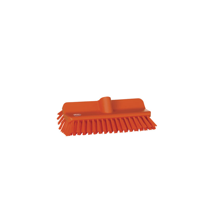 Vikan High-Lo Stiff Bristle Brush Orange 265mm (Each)