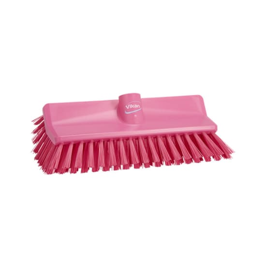 Vikan High-Lo Stiff Bristle Brush Pink-265mm-Each