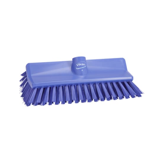 Vikan High-Lo Stiff Bristle Brush Purple-265mm-Each