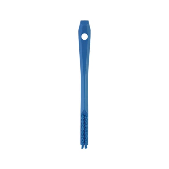 Vikan Detail Stiff Bristles Brush Blue-205mm-Each