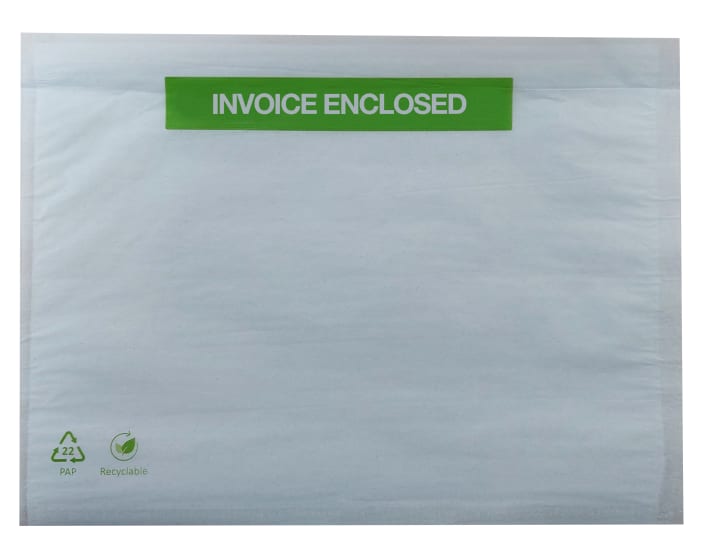 Pomona Paper Invoice Enclosed Labelope-115 x 150MM-1000-Case