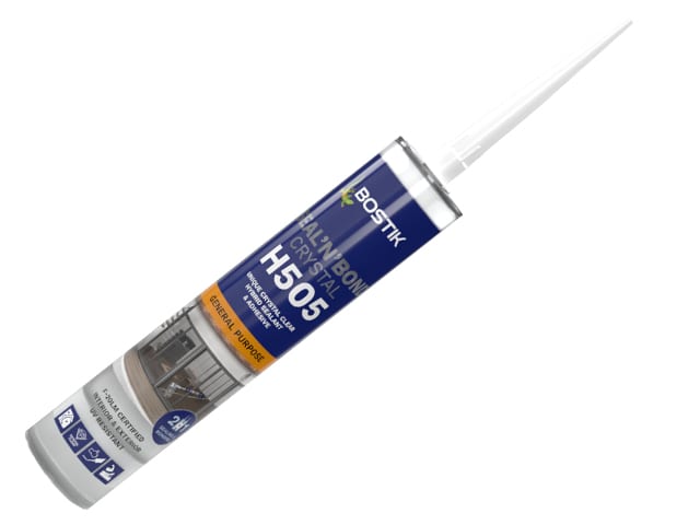 Bostik H505 Seal 'N' Bond Crystal Adhesive Sealant 290ml
