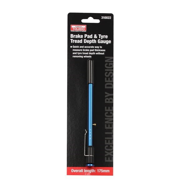 Toledo Brake Pad & Tyre Tread Gauge