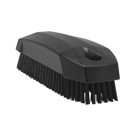 Vikan Stiff Bristle Nail Brush 130mm Black-Each