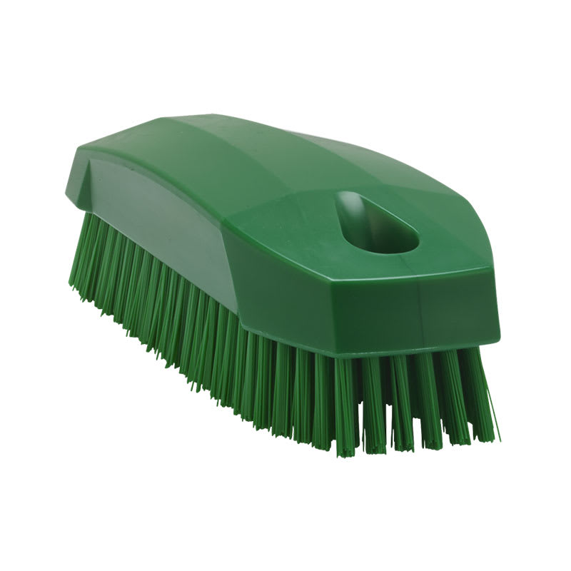 Vikan Stiff Bristle Nail Brush 130mm Green (Each)