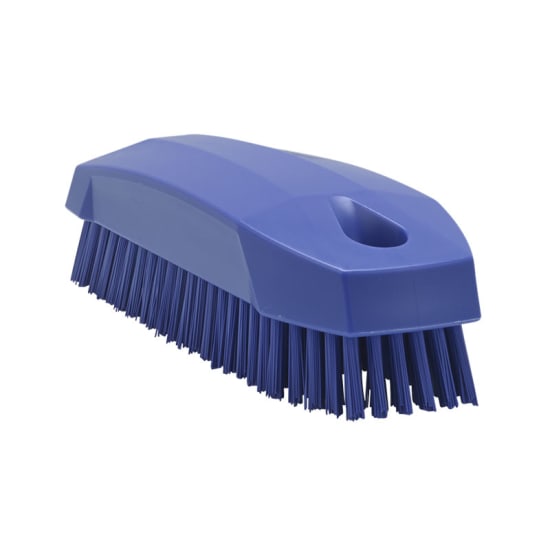 Vikan Stiff Bristle Nail Brush 130mm Purple-Each