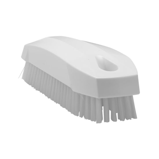 Vikan Stiff Bristle Nail Brush 130mm White-Each