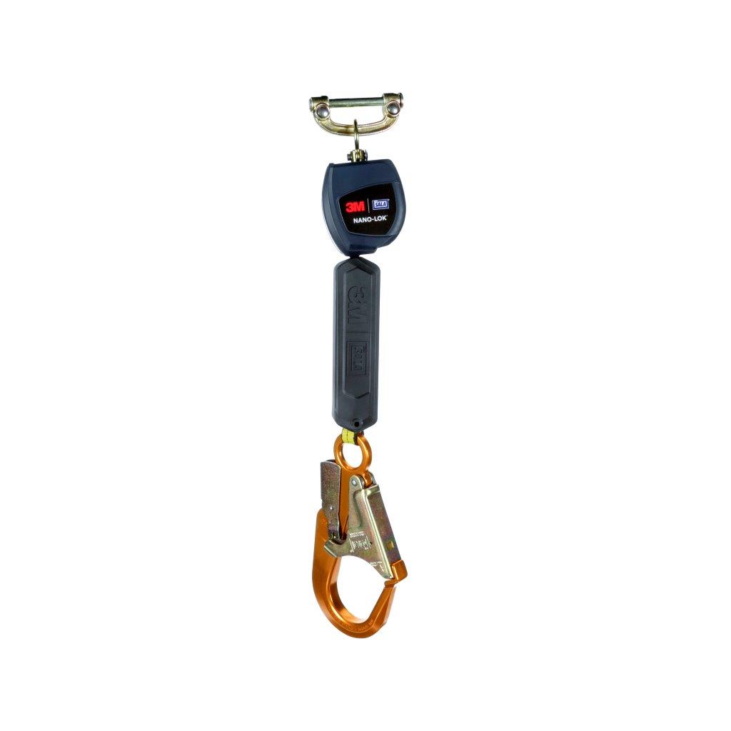 3M DBI-SALA Nano-Lok Single Leg SRL Alu Scaff Hook 1.8m