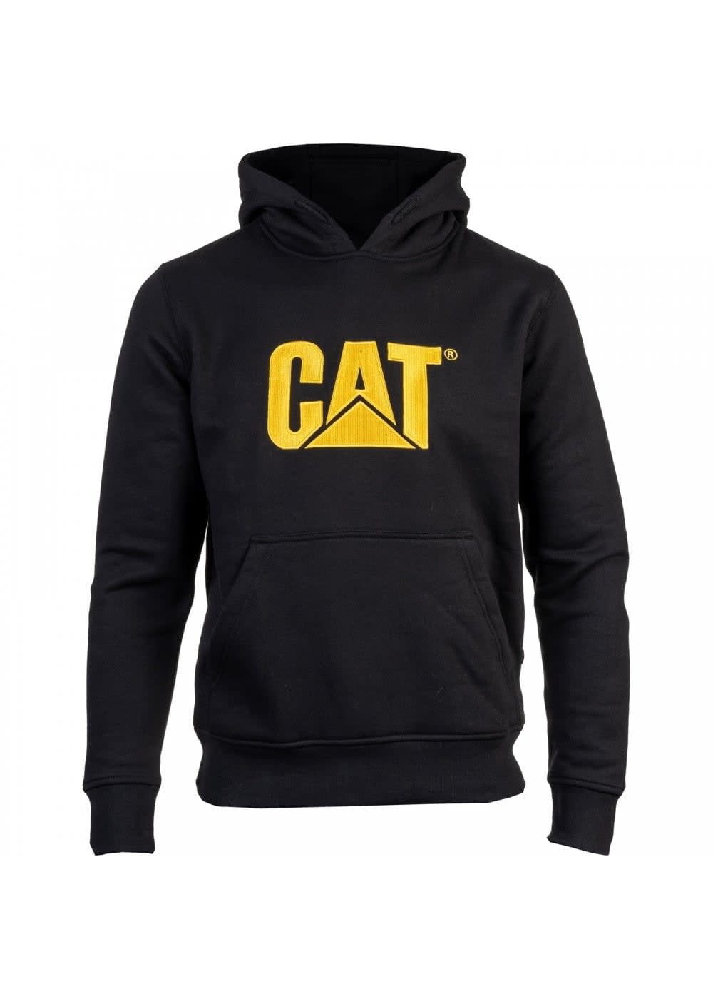CAT, Trademark Hooded Sweatshirt - Black (Size: 3XL)