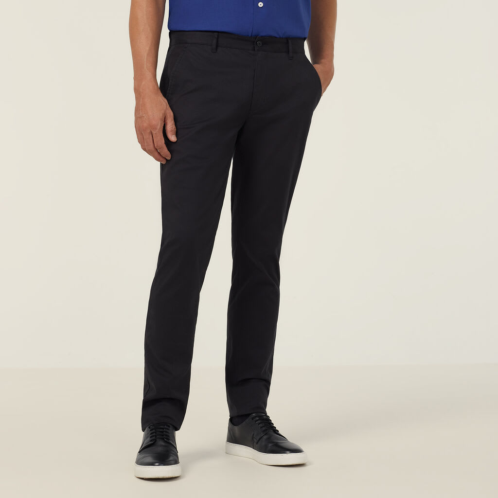 NNT, Stretch Cotton Chino Pant, CATCNM - Black (Size: 117)