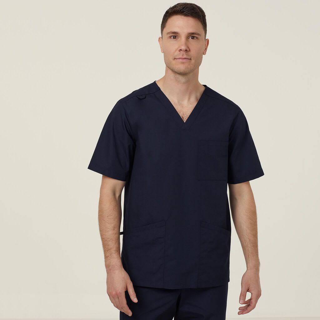 NNT, Antibacterial Chang Scrub Top, CATRFS - Midnight (Size: XL)