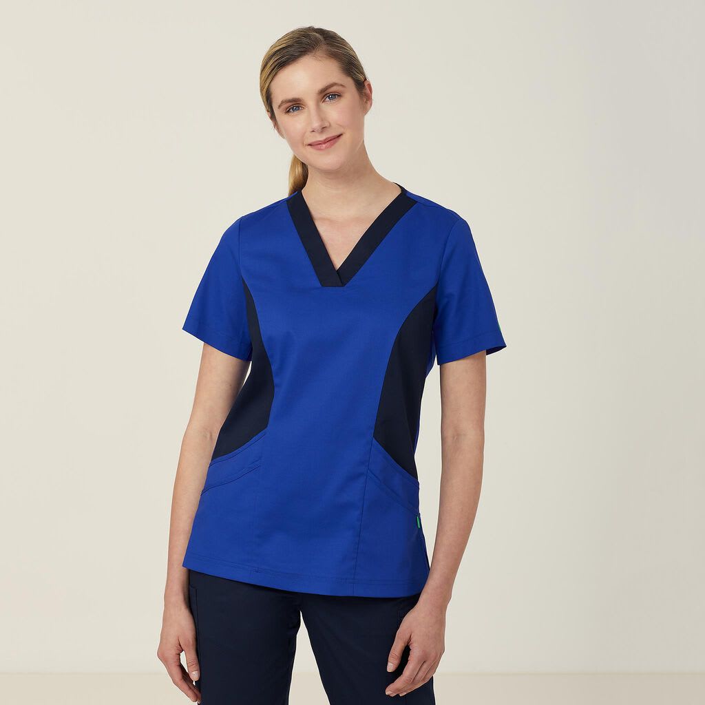 NNT, Antibacterial Active Nightingale Scrub Top - COBALT (CO) (Size: XXS)