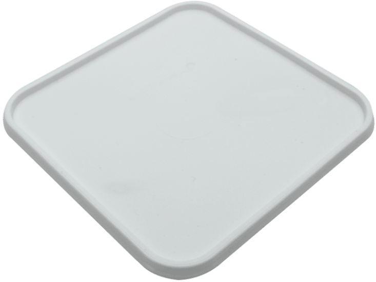 White Square Lid-For 2 Litre-Each