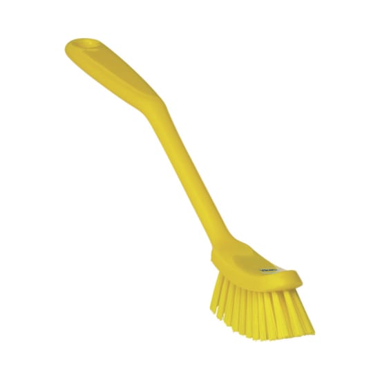 Vikan Narrow Dish Brush Yellow-290mm-Each