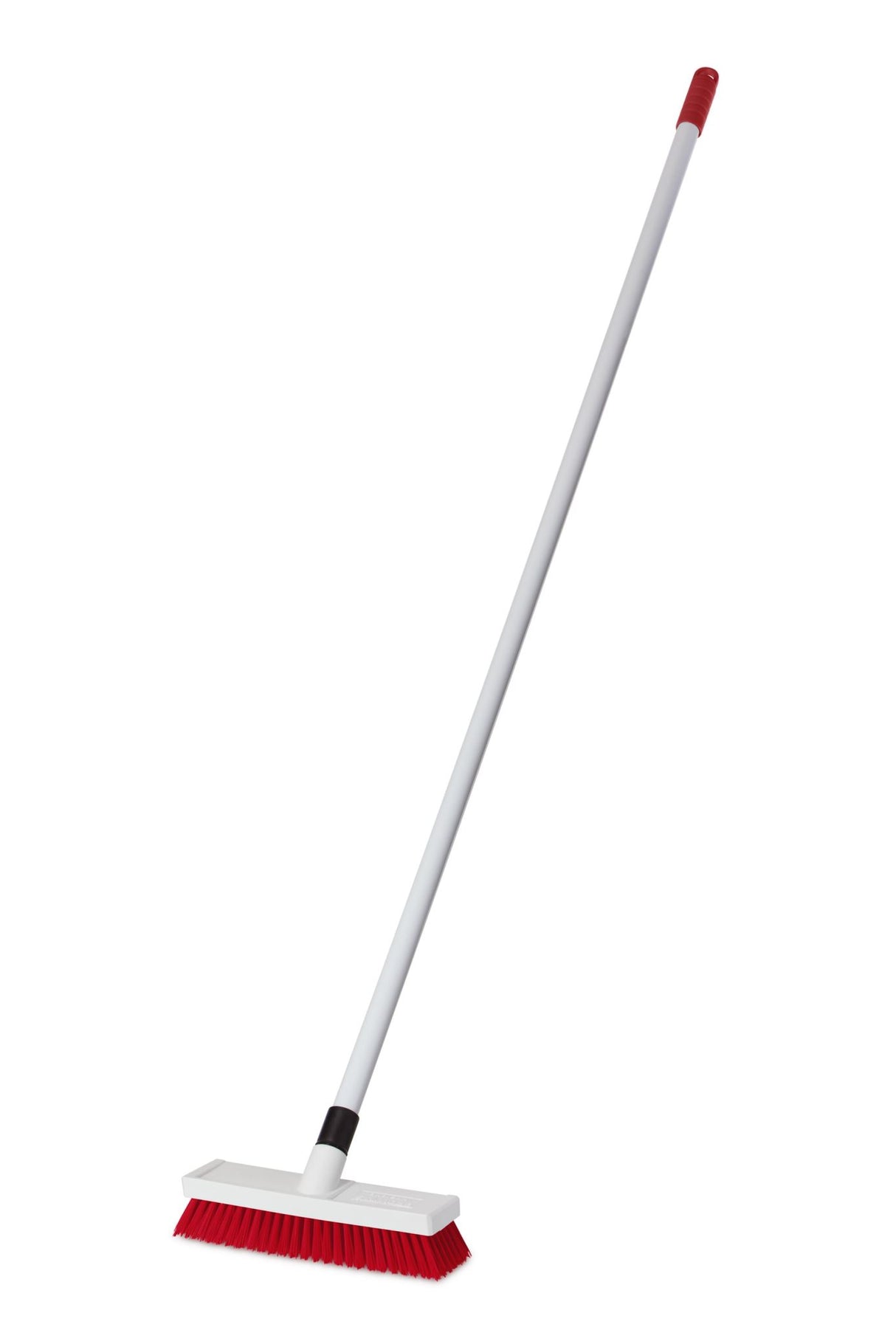 Browns Deck Scrub With Handle 250mm Red-Each