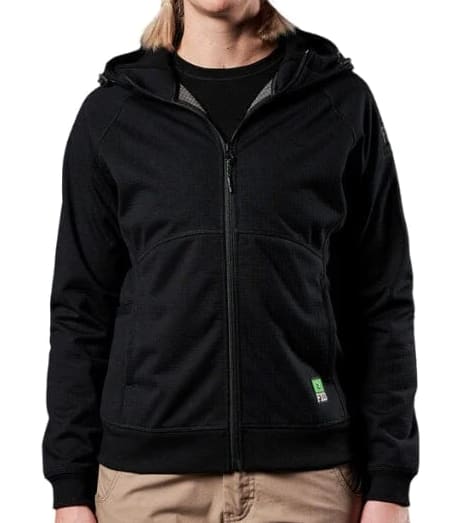 FXD, Women's Fleece Hoodie, WF-3W - Black (Size: 18)