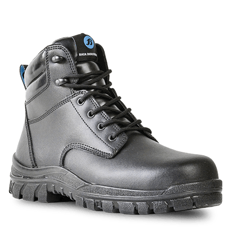 Bata, Saturn, Safety Boot Lace up - Black (Size: 02)