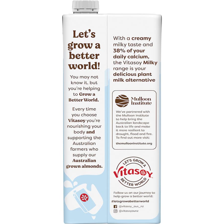 Vitasoy Almond Milk Milky Carton 1L