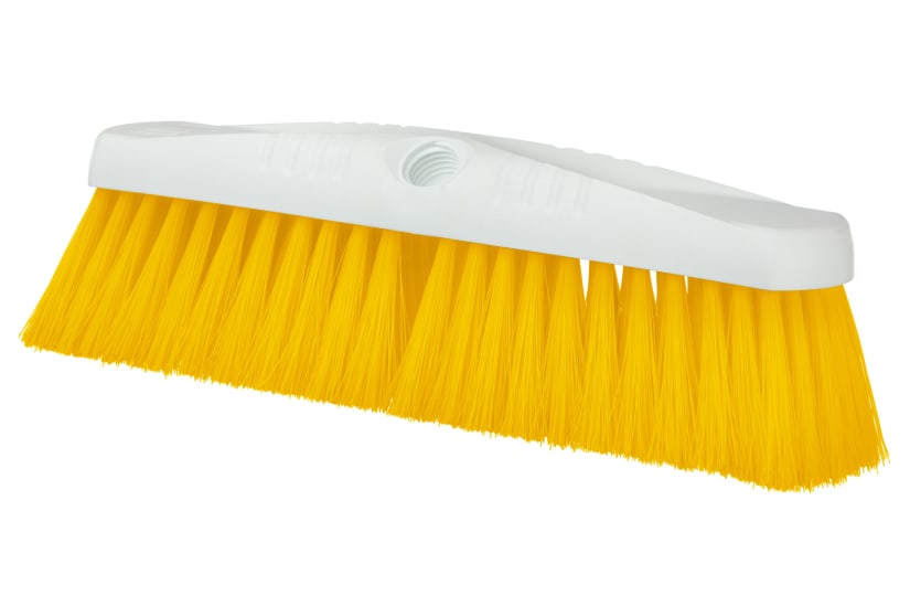 Browns Hygiene Platform Broom Head Yellow-355mm-Each