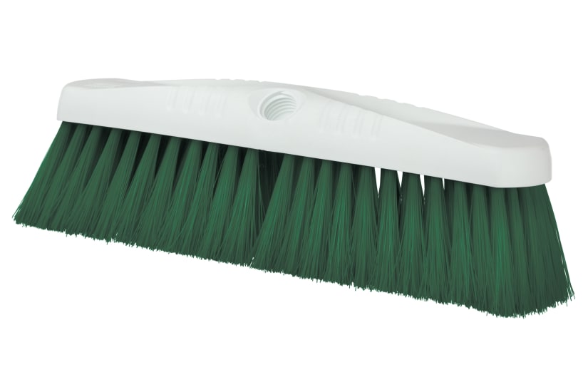 Browns Hygiene Platform Broom Head Green-355mm-Each
