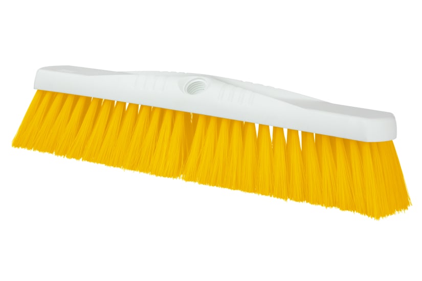 Browns Hygiene Platform Broom Head Yellow-450mm-Each