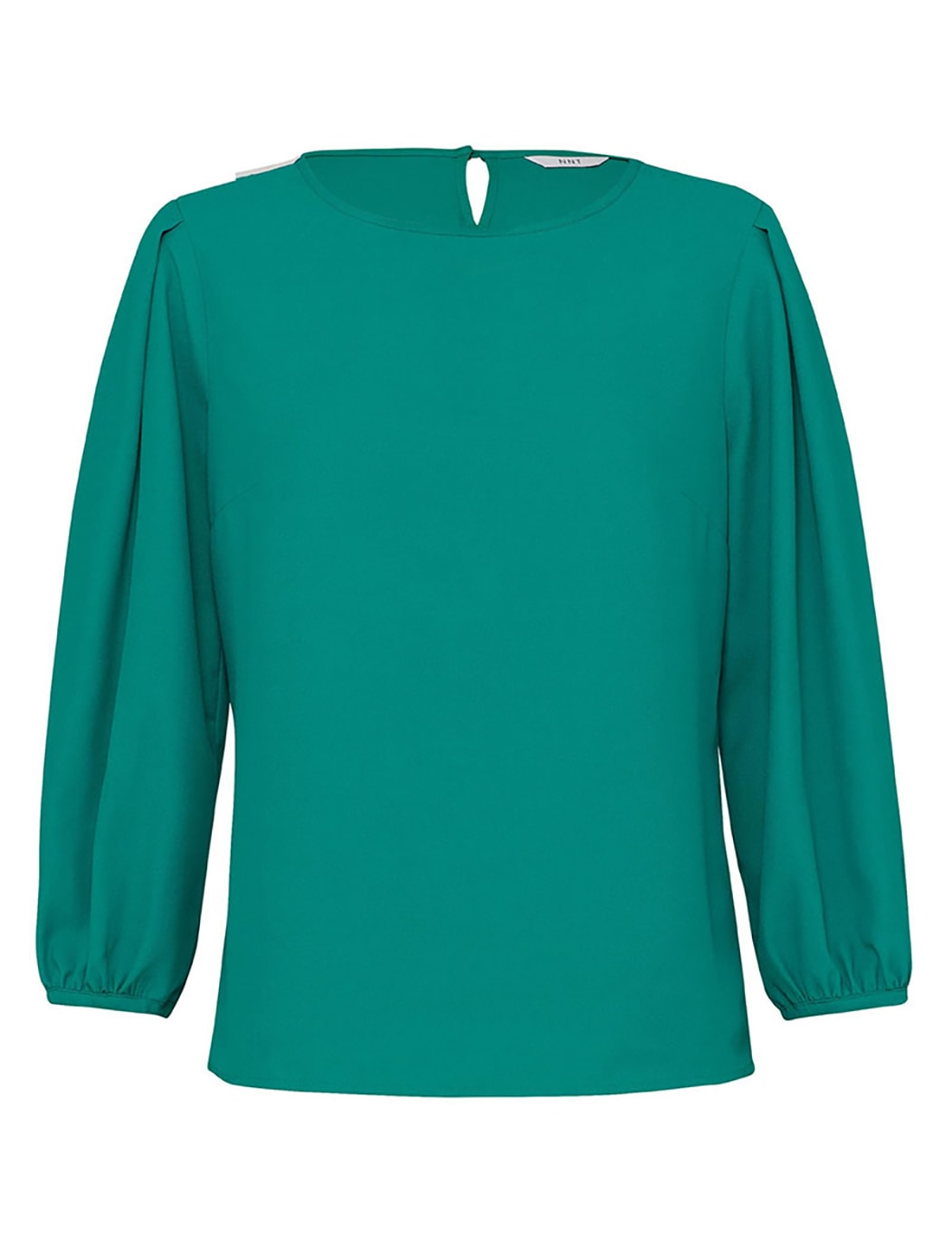 NNT, French Georgette 3/4 Sleeve Top, CATUPM - Emerald Green (Size: 24)