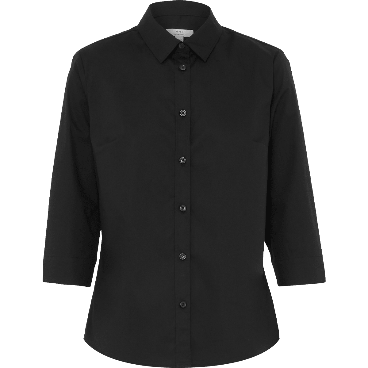 NNT, Avignon Stretch 3/4 Sleeve Shirt, CATUKY - Black (Size: 06)
