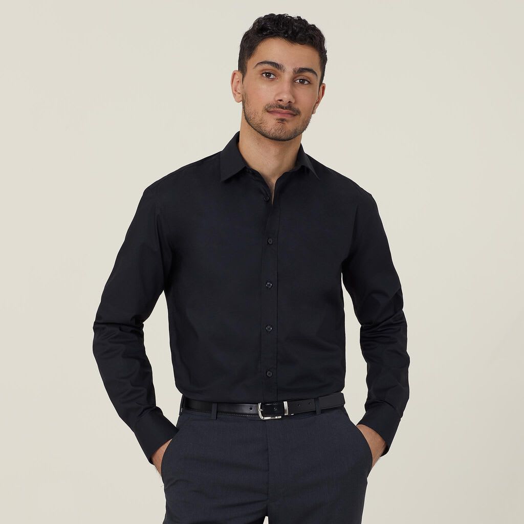 NNT, Avignon Stretch Shirt, CATJDD - Black - 41