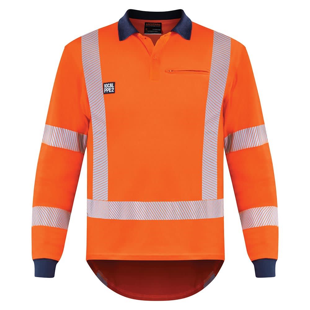 Arcguard, 10cal Inheratex TTMC-W17 X-Back Polo - Orange - S