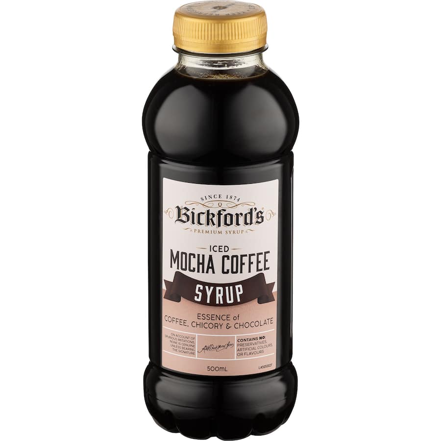Bickfords Iced Coffee Syrup Mocha 500mL
