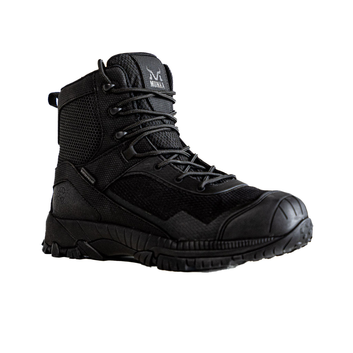 Munka, Renew High Zip Sided Safety Boot - Black (Size: 05)
