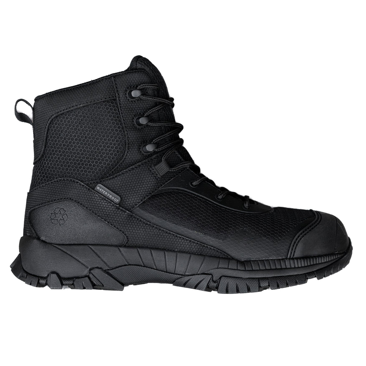 Munka, Renew High Zip Sided Safety Boot - Black (Size: 12)