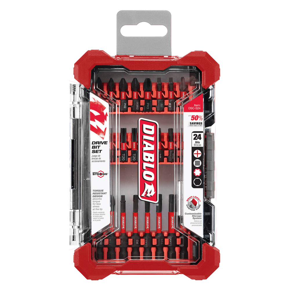 Diablo Screwdriving Set Set of 24