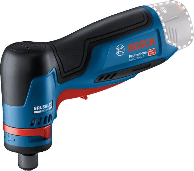 Bosch GWG 12V-50 S Compact Rotary Grinder 6mm (Cordless Kit)