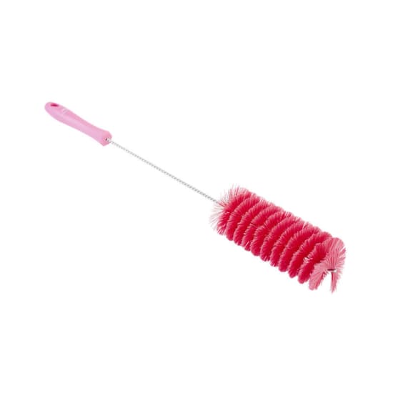 Vikan Stiff Bristle Tube Brush Pink-Each