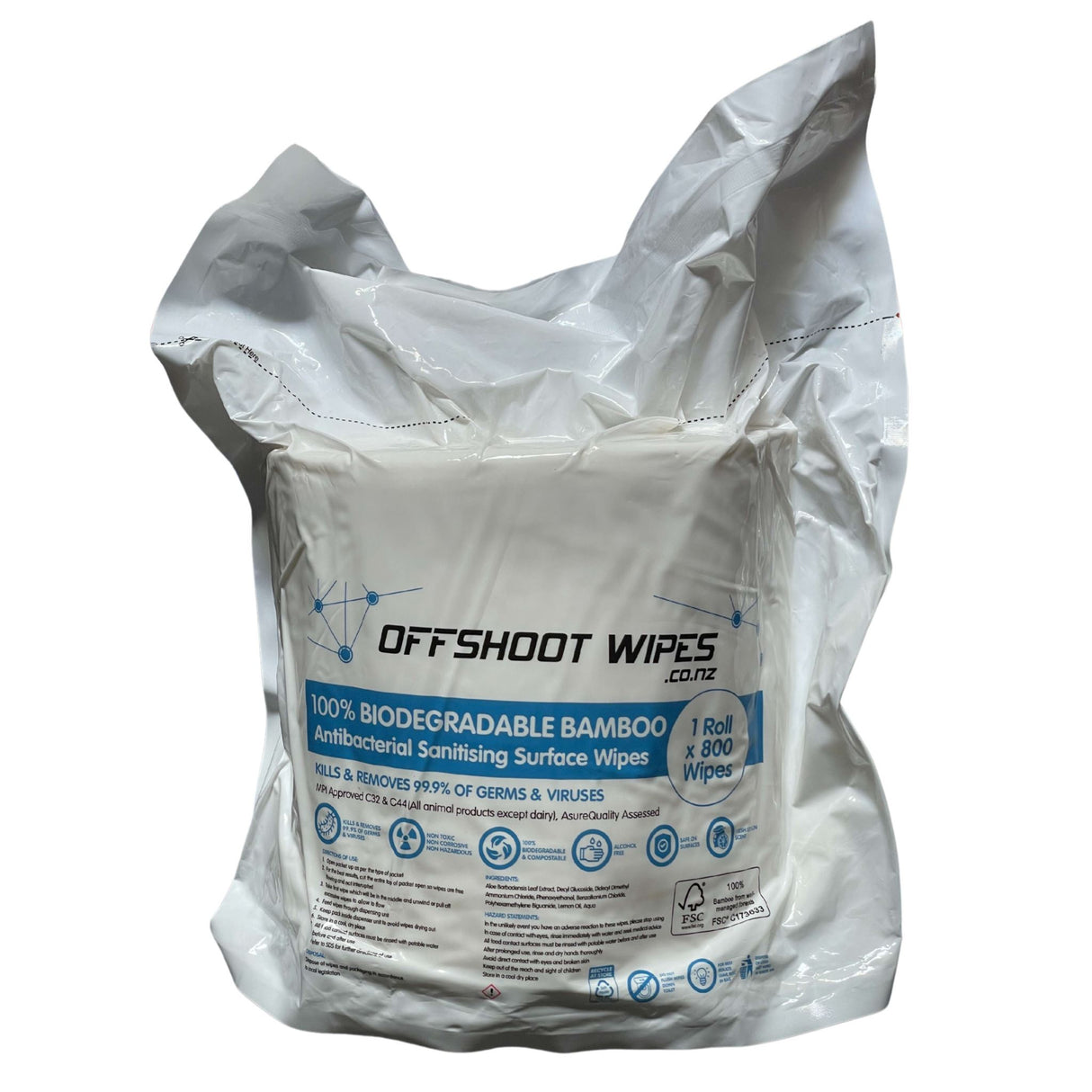 Offshoot Hand&Surface Antibacterial Wipes Refill 800 Wipes (Roll)