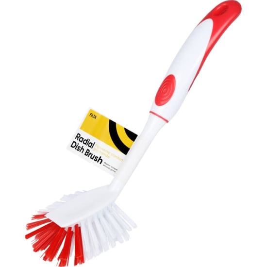 Filta Soft Grip Twin Radial Dishwashing Brush-Each