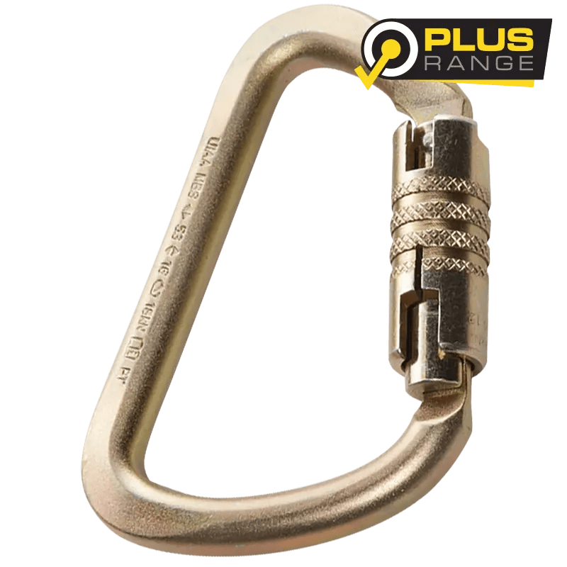 ZERO Aion Triple lock D Karabiner Gate Opening: 25mm