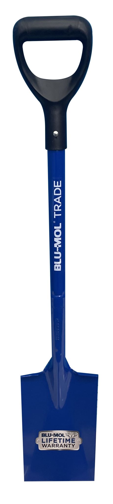 Blu-Mol Trade Short Steel D Handle Digging Spade