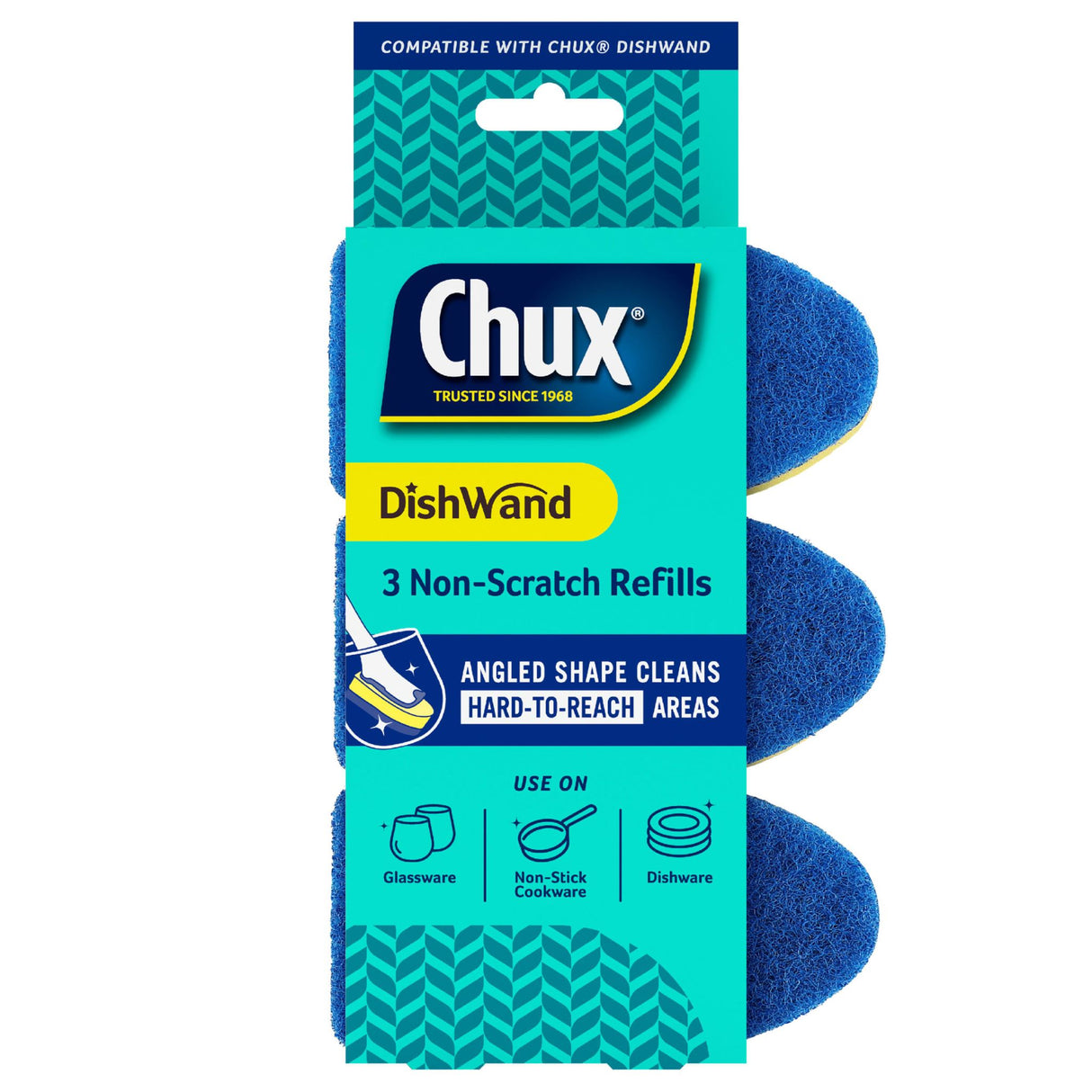 Chux Dishwand Non-Scratch Refills (3 Pack)