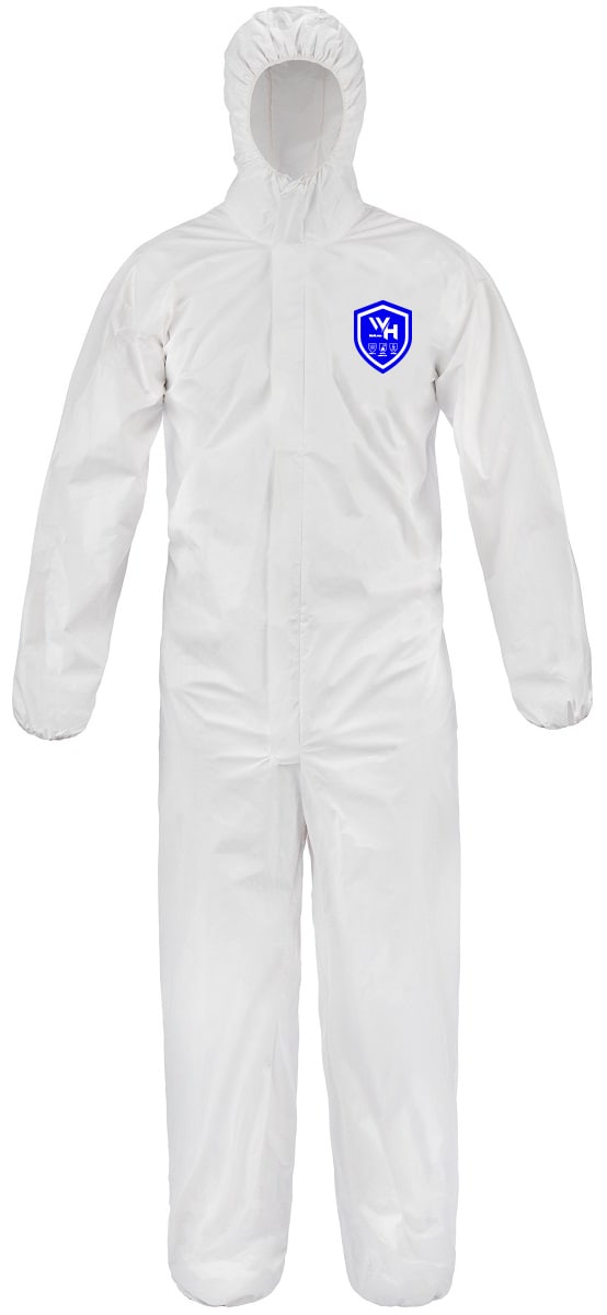 Workhorse Disposable SMS Coverall S-3XL (Each) - White (Size: XL)