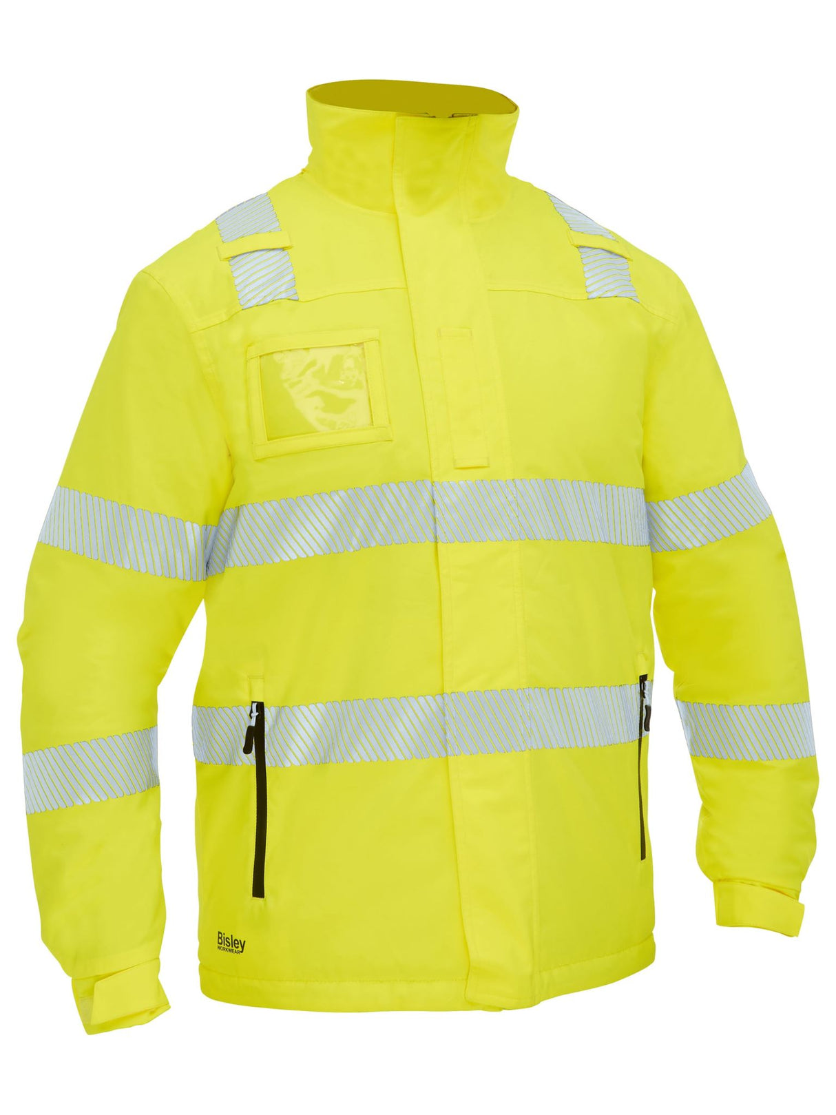 Bisley, Hi Vis Heated Jacket with Hood, BJ6842T - Yellow (Size: M)
