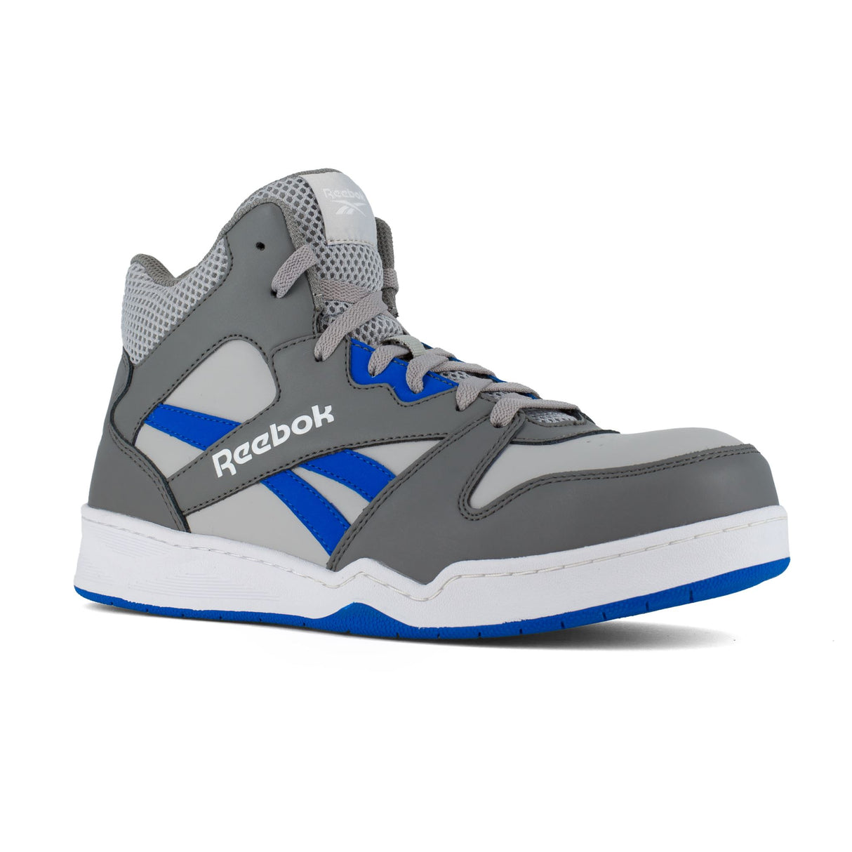 Reebok Work, BB4500 High Top Safety Boot - Grey/Blue (Size: 12)
