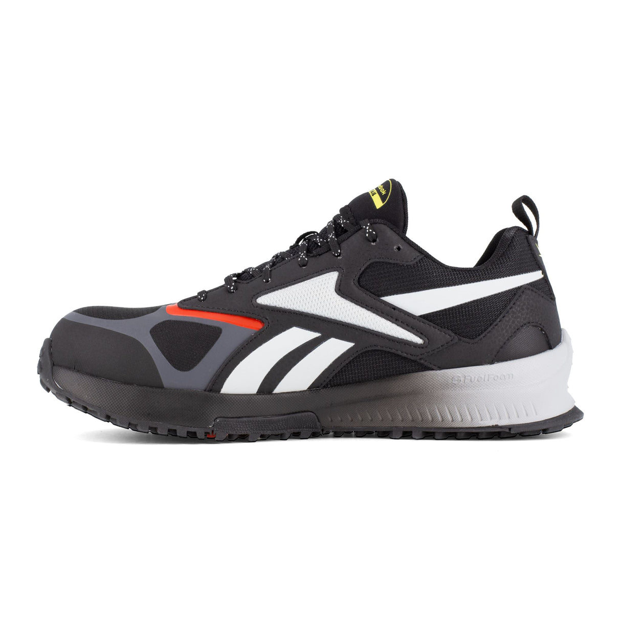 Reebok Work, Lavante Trail 2 Safety Shoe - Blk/Grey/Red - 11