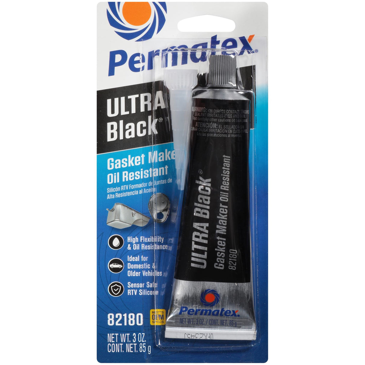 Permatex Ultra Black RTV Silicone Gasket Maker-85g (Each)