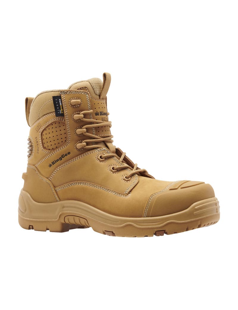 KingGee XTREMEGUARD ONYX 6CZ EH K28001 Safety Boot - Wheat (Size: 12)