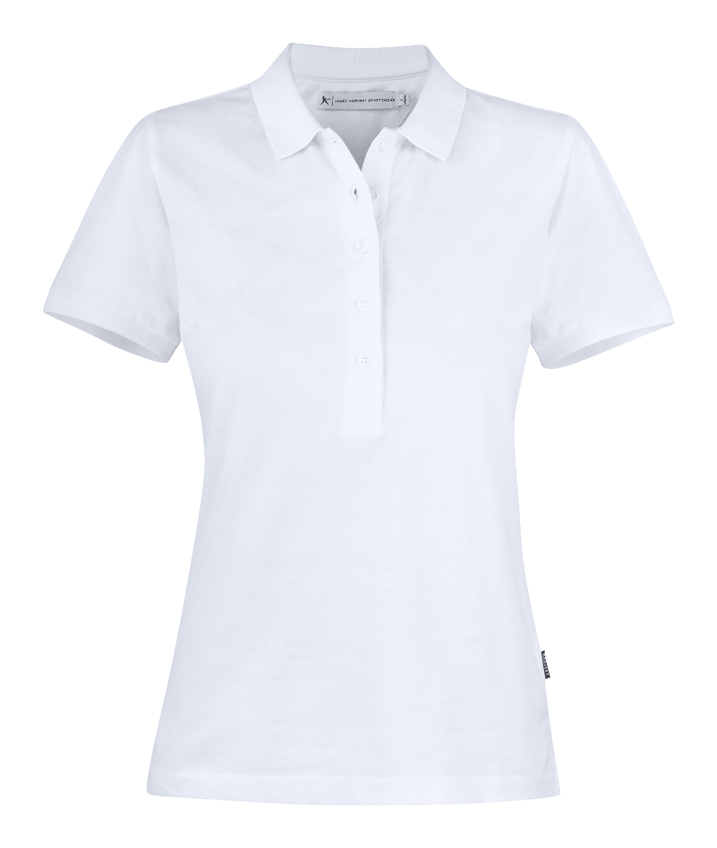 James Harvest, Women's Neptune Polo, NEPTL - White (Size: S)