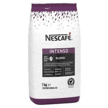 Nescafe Intenso Roasted Coffee Beans 1kg (Pack)