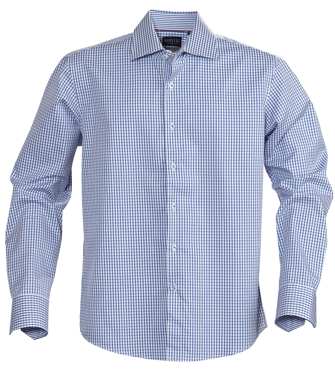 James Harvest, Tribeca Shirt - Blue (Size: M)