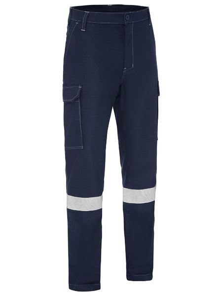 Bisley, Apex 240 FR Ripstop Cargo Pant - 11cal - Navy (Size: 72)